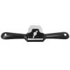 9-Inch Adjustable Spokeshave, Manganese Steel, Black and White view 1