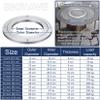 Heavy-Duty Swivel Plate, Lazy Susan Turntable Bearing, Aluminum Alloy, Silver, Multiple Sizes (12 cm) view 2