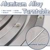 Heavy-Duty Swivel Plate, Lazy Susan Turntable Bearing, Aluminum Alloy, Silver, Multiple Sizes (12 cm) view 3