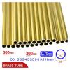 2 Brass Tubes, 0.75 mm Wall Thickness, 300 mm Long, Straight, OD 6 x ID 4.5 mm view 2