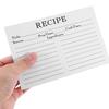 Recipe Note Cards, 50 Count, Paper, Compact for Christmas Celebrations view 3