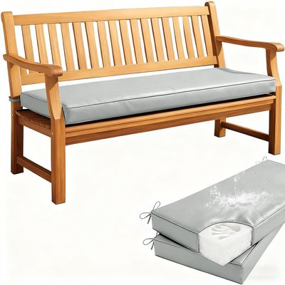 WLXFF Leather Bench Cushion, Washable, Removable, Non-Slip, 150 x 30 x 5 cm