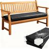 WLXFF Leather Bench Cushion, Washable Removable Non-Slip Bench Pad, FR Outdoor Garden Bench, Patio, No. 3, 200 x 35 x 5 cm view 1