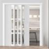 Pounjsd White PVC Folding Interior Door, 203 cm view 1