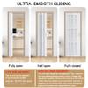 Pounjsd White PVC Folding Interior Door, 203 cm view 4