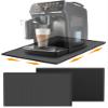 48 x 30 cm Silicone Mat for Coffee Machines with Raised Edge, Black view 1