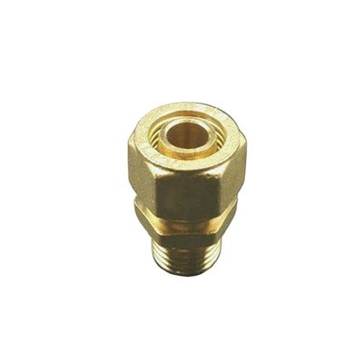 DN15 1/2" Male Fitting for 16/20 mm ID/OD PEX-AL-PEX Pipe, Brass Coupling Connector