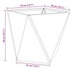 vidaXL Planters 2 pcs. Silver 50 x 50 x 50 cm Stainless Steel view 3