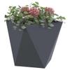 vidaXL Planter Anthracite 50 x 50 x 50 cm Steel view 1