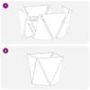 vidaXL Planter Anthracite 50 x 50 x 50 cm Steel view 4