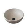 Zhaoj24-05 Round Ceramic Vessel Sink, Single Basin view 1