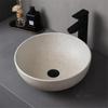 Zhaoj24-05 Round Ceramic Vessel Sink, Single Basin view 3
