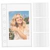 10-Pack A7 Binder Pockets, 6-Hole, Transparent view 4