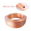 Soft Coiled Copper Tube, T2 Heat Exchanger Tube for Air Conditioning and Refrigeration, 212.7 mm OD (6.35 mm OD x 0.7 mm T, 1 m) view 2