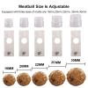 Wasd3Pods Commercial 750 W Meatball Machine, 200–230 Pieces/Min., with 18/20/22/25/30 mm Molds view 2