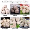 Wasd3Pods Commercial 750 W Meatball Machine, 200–230 Pieces/Min., with 18/20/22/25/30 mm Molds view 3