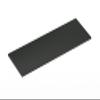 HPL Panel 25 x 140 cm, 10 mm Thick, Black view 2