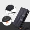 Case for Xiaomi 12 Pro/Xiaomi 12S Pro, Embossed PU Leather Wallet Case with Strap, Black view 2