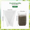 Plant Grow Bags, 200-Pack Biodegradable Nonwoven Seedling Bags, 14 x 16 cm view 2