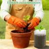 Plant Grow Bags, 200-Pack Biodegradable Nonwoven Seedling Bags, 14 x 16 cm view 4
