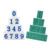 PANGBOER Set of 10 Removable Number Stamps, 0-9, for Kids and Adults view 3