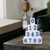 PANGBOER Set of 10 Removable Number Stamps, 0-9, for Kids and Adults view 4