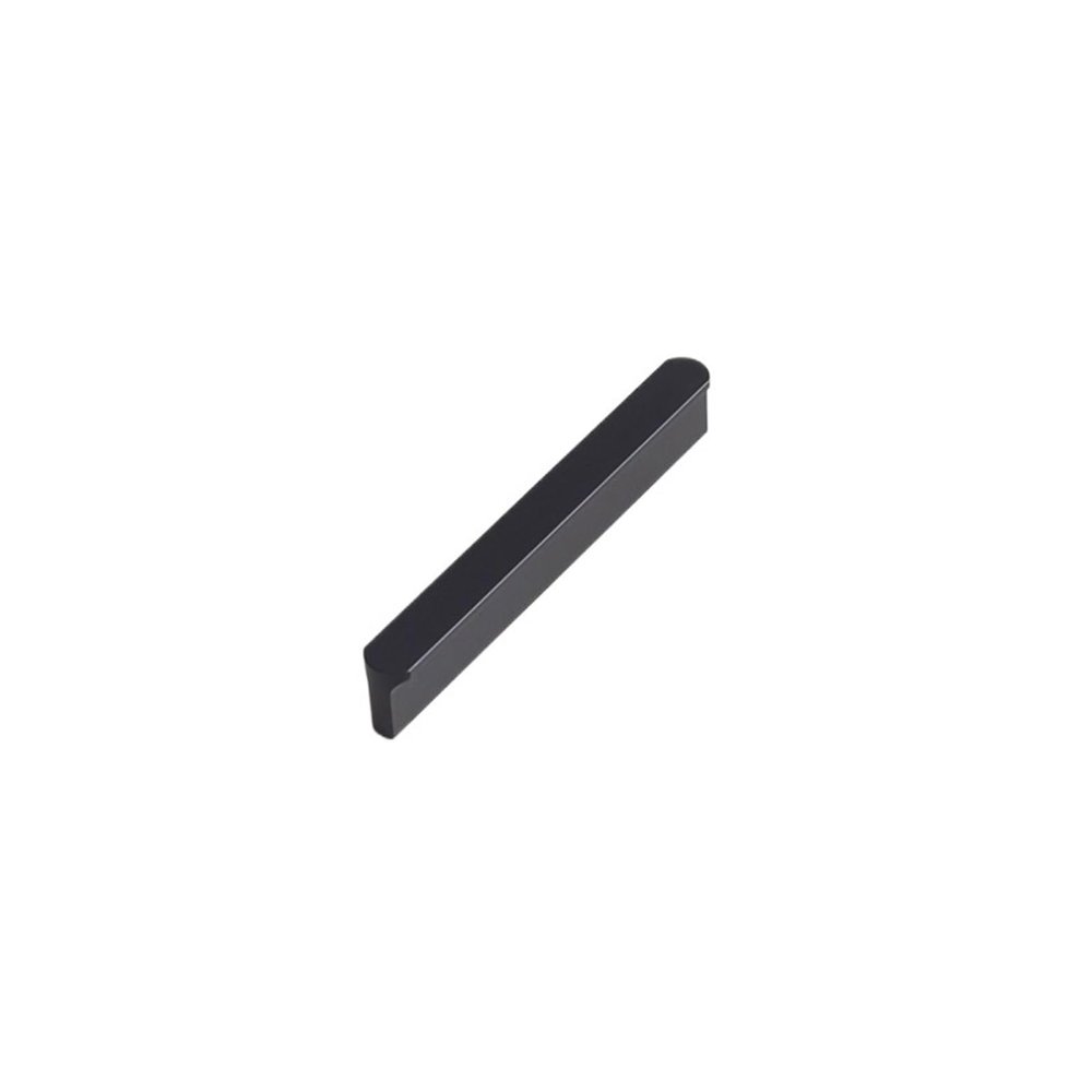Aluminum Alloy Oxidized Black-Gold Extended Modern Simple Handle for Cabinet Doors, Drawers, and Furniture Hardware (8006 192 Matte Black)