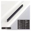 Aluminum Alloy Oxidized Black-Gold Extended Modern Simple Handle for Cabinet Doors, Drawers, and Furniture Hardware (8006 192 Matte Black) view 2