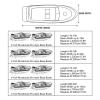 210D Heavy-Duty Trailerable Open Boat Cover, 11–22 ft (20–22 ft) view 4