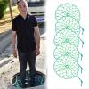 MLYAYE Safety Net, 3-Pack Round Manhole Cover Fall-Protection Nets, High Load Capacity, Wear-Resistant Polyethylene Net (5 pcs, Dia. 37 in/94 cm) view 1