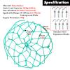 MLYAYE Safety Net, 3-Pack Round Manhole Cover Fall-Protection Nets, High Load Capacity, Wear-Resistant Polyethylene Net (5 pcs, Dia. 37 in/94 cm) view 2