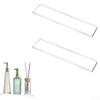 Transparent Acrylic Medicine Cabinet Shelves with Layered Design for Maximized Storage (2) view 1