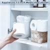 Transparent Acrylic Medicine Cabinet Shelves with Layered Design for Maximized Storage (2) view 2