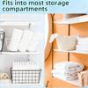 Transparent Acrylic Medicine Cabinet Shelves with Layered Design for Maximized Storage (2) view 3