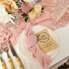 LIUXIN 1-Piece Retro Fringed Cotton Gauze Table Runner view 3