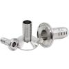 1-Piece Sanitary Hose Connector Fitting, 6–76 mm Outer Diameter, with 50.5/76 mm Tri-Clamp Ferrule, SS304 (10 mm × Ferrule 25.4) view 3
