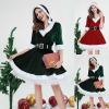 Zanisouta Women's Christmas Corduroy Dress with Hood, Long Sleeves view 2
