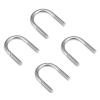 4-Piece M10 U-Bolts, 304 Stainless Steel, M10 × 42 mm view 2