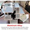 1-Piece Adjustable Roof Hatch for Skylights, Aluminum Alloy with Tempered Glass, 101.5 x 101.5 cm view 3