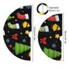 Round Christmas Tree Skirt, Small, 91 cm view 3