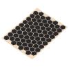 Hexagonal Grip Stickers, Textured, Ultra-Thin, Sweat-Absorbing, Non-Slip, Black, 10-Pack view 2