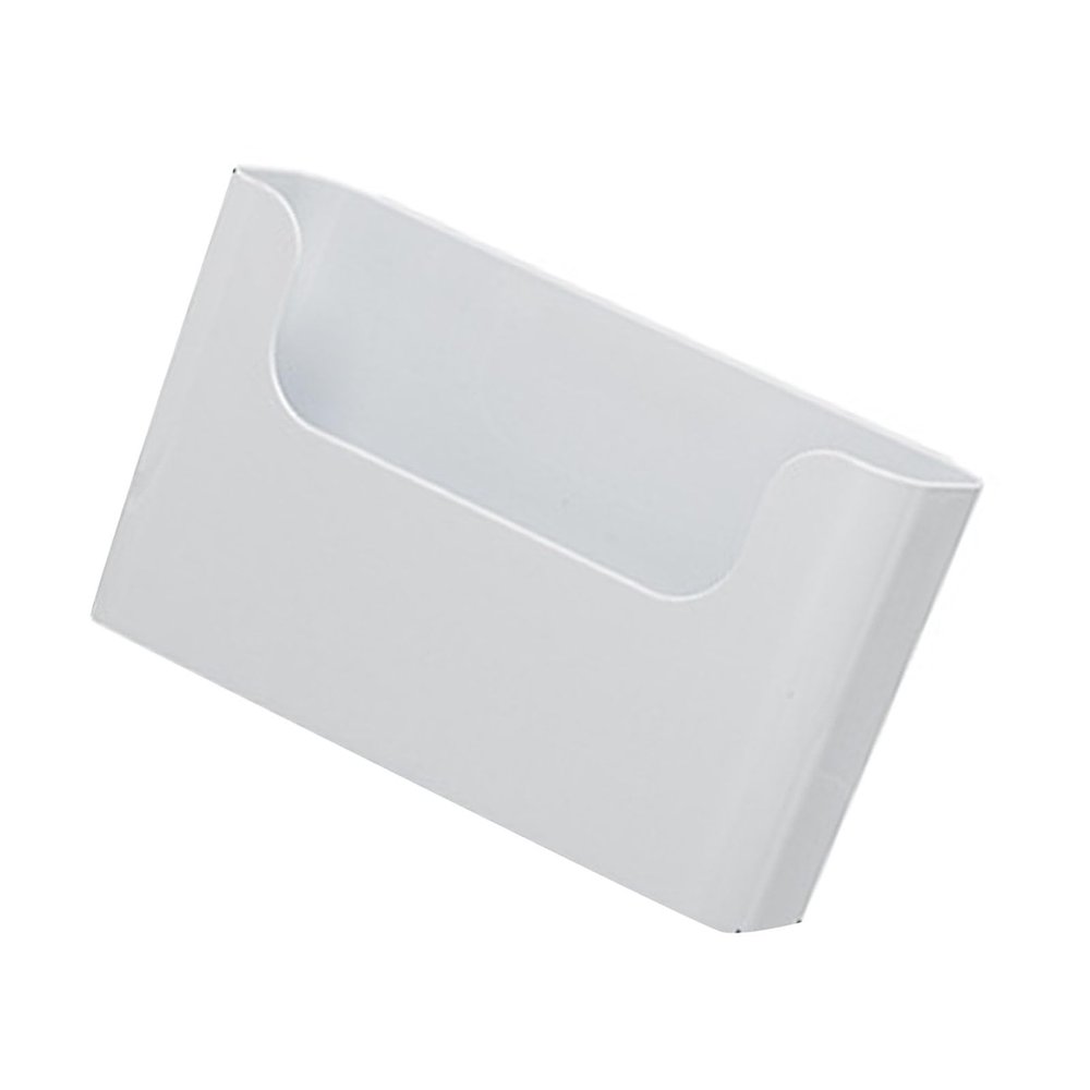 Qcwwy Wall-Mounted Storage Box, Self-Adhesive Wall Caddy and Plastic Organizer
