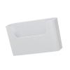 Qcwwy Wall-Mounted Storage Box, Self-Adhesive Wall Caddy and Plastic Organizer view 3