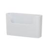 Qcwwy Wall-Mounted Storage Box, Self-Adhesive Wall Caddy and Plastic Organizer view 4