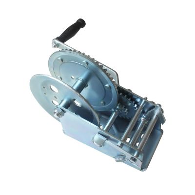 Manual Winch, Small Hand-Crank Winch, 500/800/1,200/1,600/2,500/3,000 lb, for Boats, Trucks, and Cars, with Lifting Strap and Tools (500 lb)