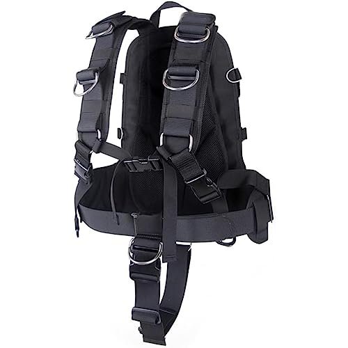 Diving Jacket Harness with Adjustable Tank Strap, Lightweight Soft Design