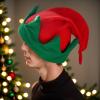 Adult Green Christmas Elf Hat view 2