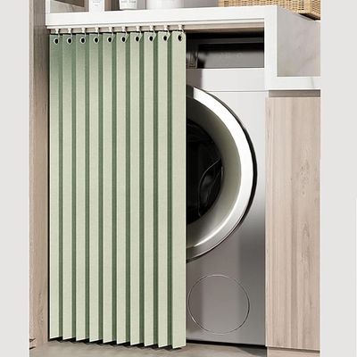 Generic Waterproof Cabinet Curtain, Green, W130 cm x H150 cm