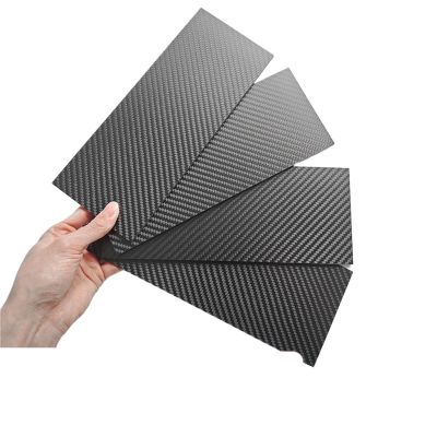 3K Carbon Fiber Plate, 0.5–10 mm, Twill Matte, Flat Sheet, 0.5 × 40 × 1000 mm, 1 Piece