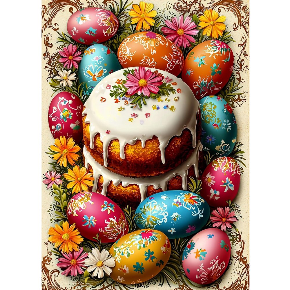 DOMROM Easter Diamond Painting Kit